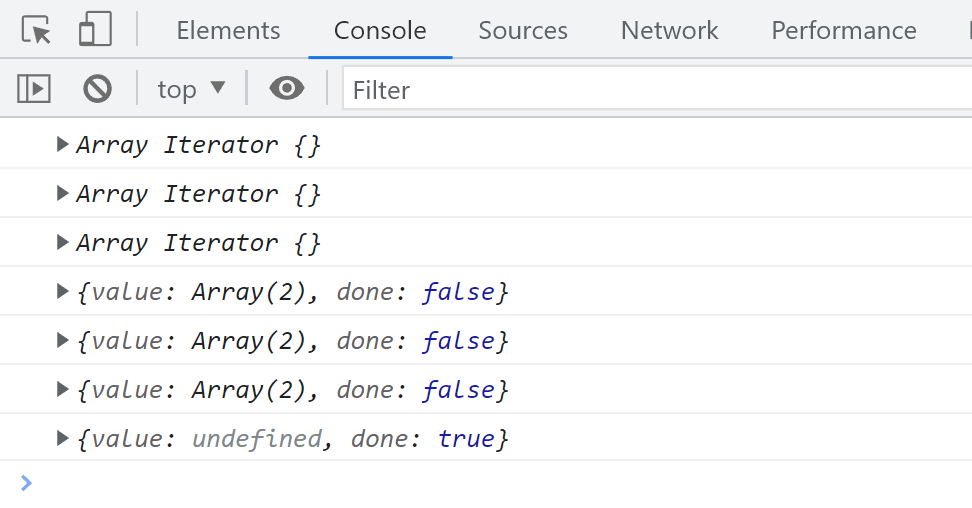 Array Iterators